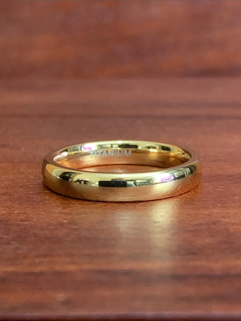 New titanium comfort fit ring size 10